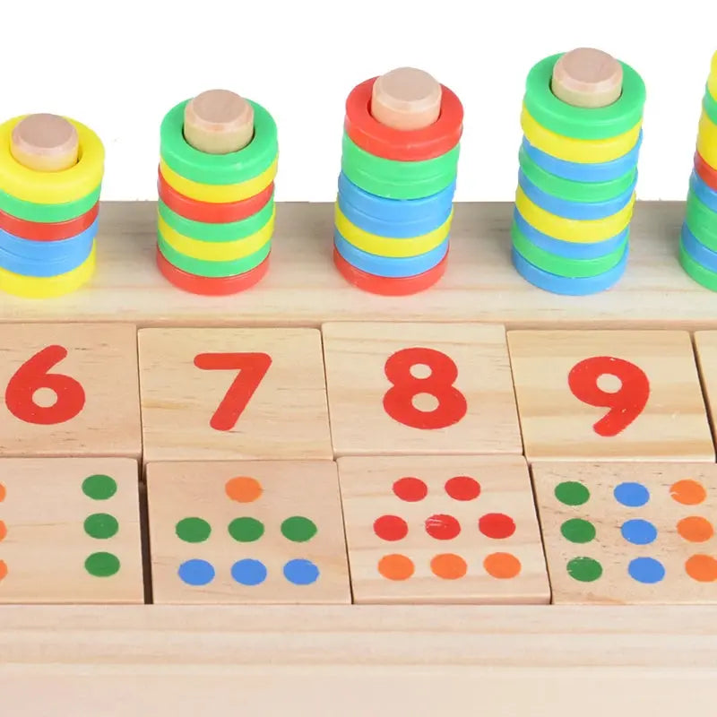 Numbers learning board Seaside-Montessori