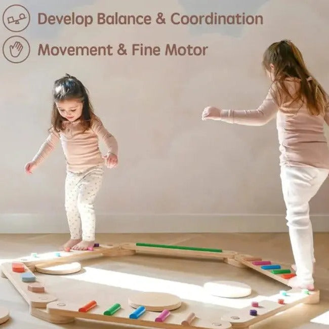 Deluxe Wooden Balance Adventure Set - Seaside-Montessori