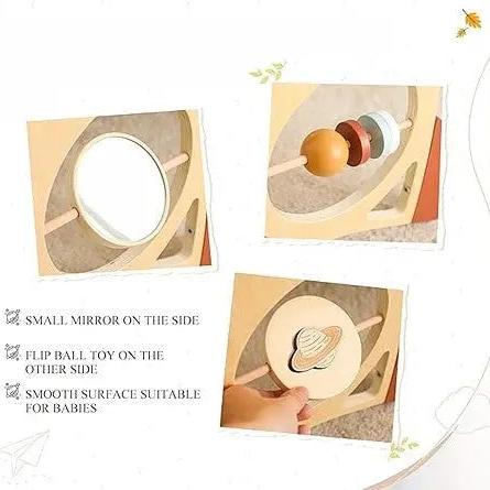 Wooden Rocket Baby Play Gym Seaside-Montessori