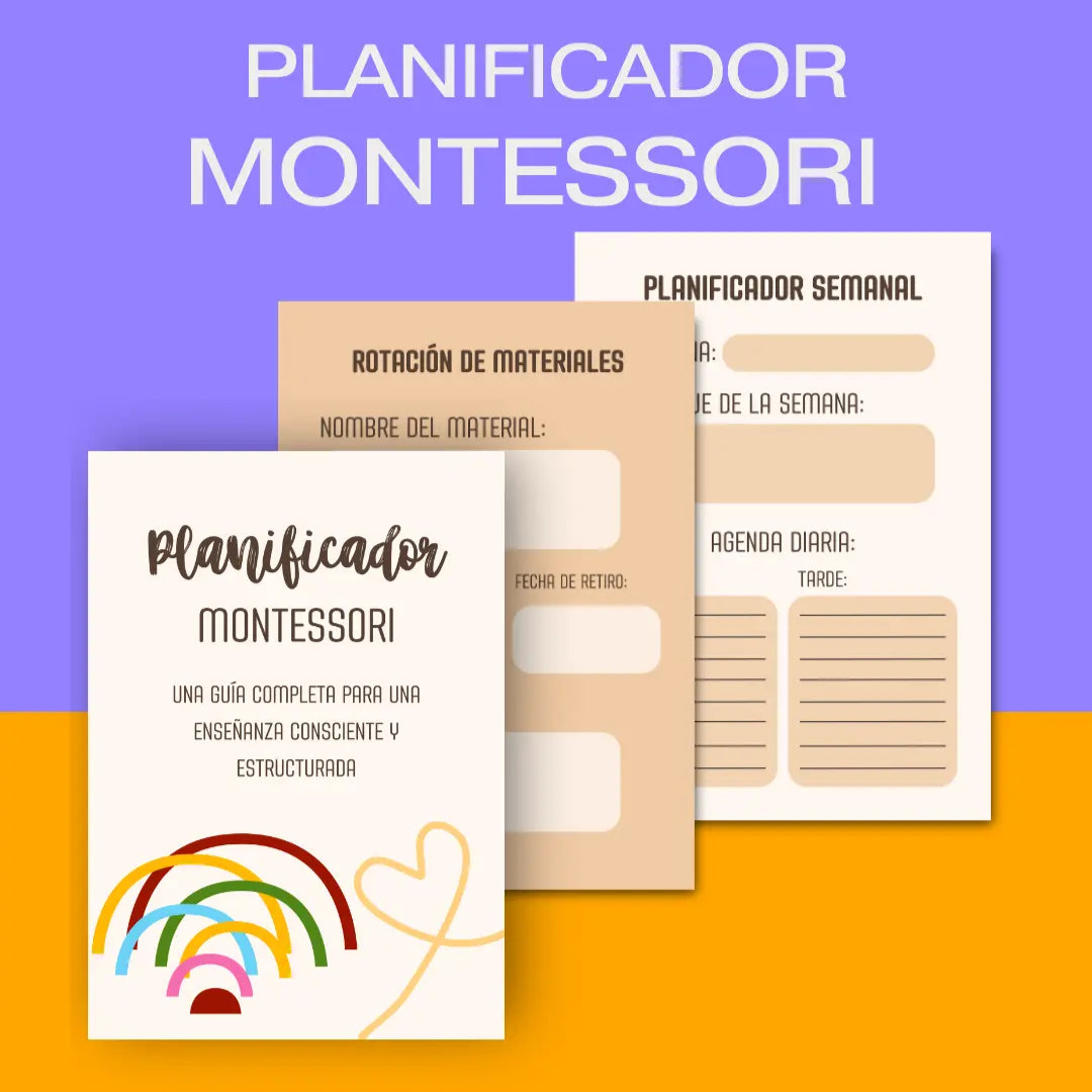 Planificador Montessori - PDF Imprimible - Seaside-Montessori