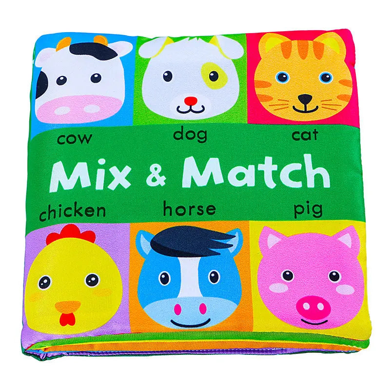 Match and Mix Cloth Book - Seaside-Montessori