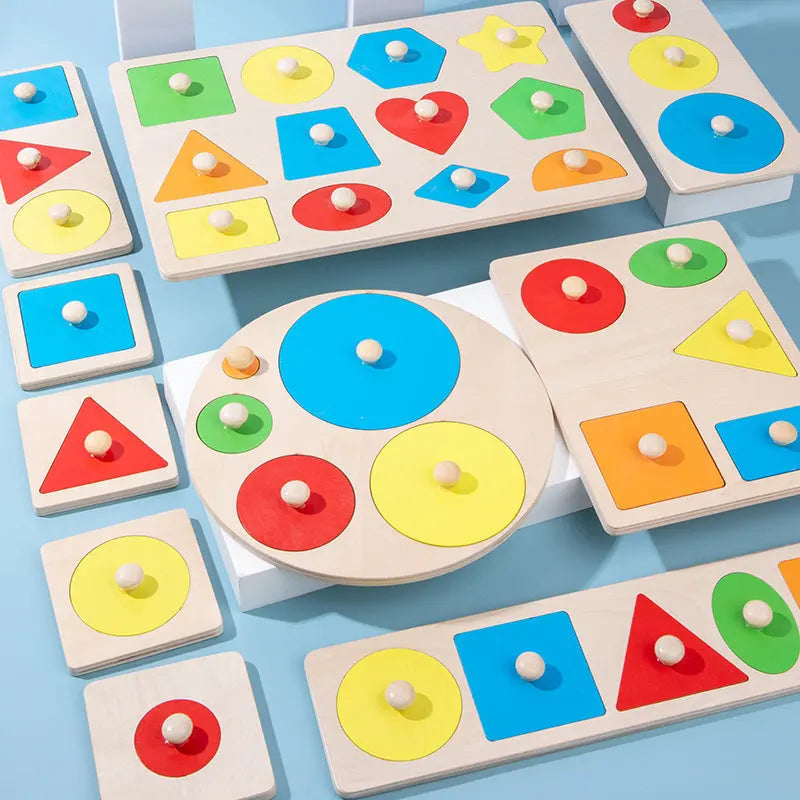 Montessori Geometric Puzzle Seaside-Montessori