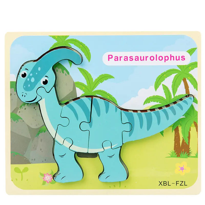 Dinosaur 3D Puzzle Set - Seaside-Montessori