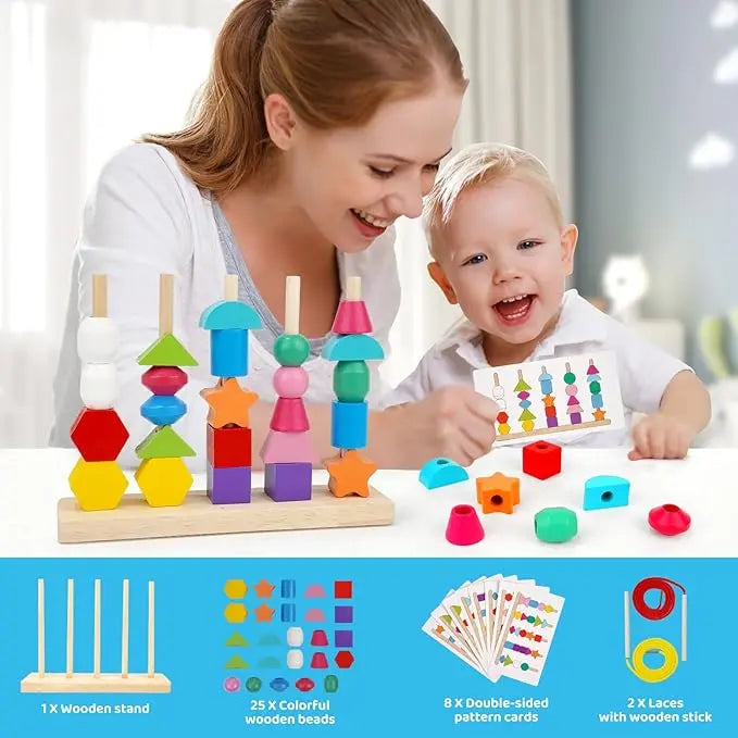 Montessori Beads Sequencing Set Seaside-Montessori