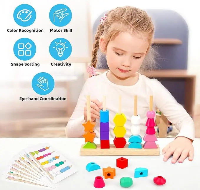 Montessori Beads Sequencing Set Seaside-Montessori