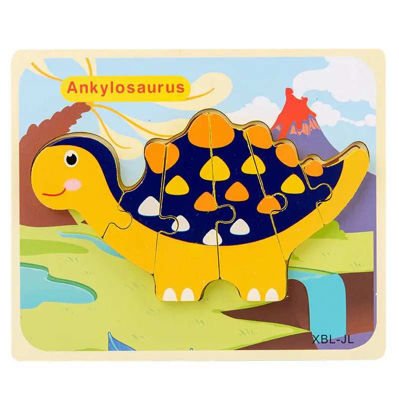 Dinosaur 3D Puzzle Set - Seaside-Montessori