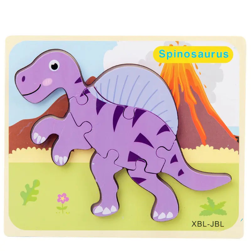 Dinosaur 3D Puzzle Set - Seaside-Montessori