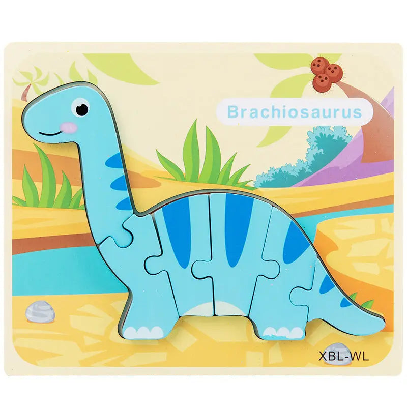 Dinosaur 3D Puzzle Set - Seaside-Montessori