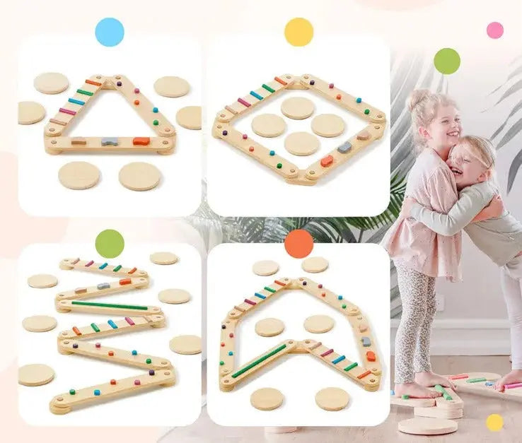 Deluxe Wooden Balance Adventure Set - Seaside-Montessori