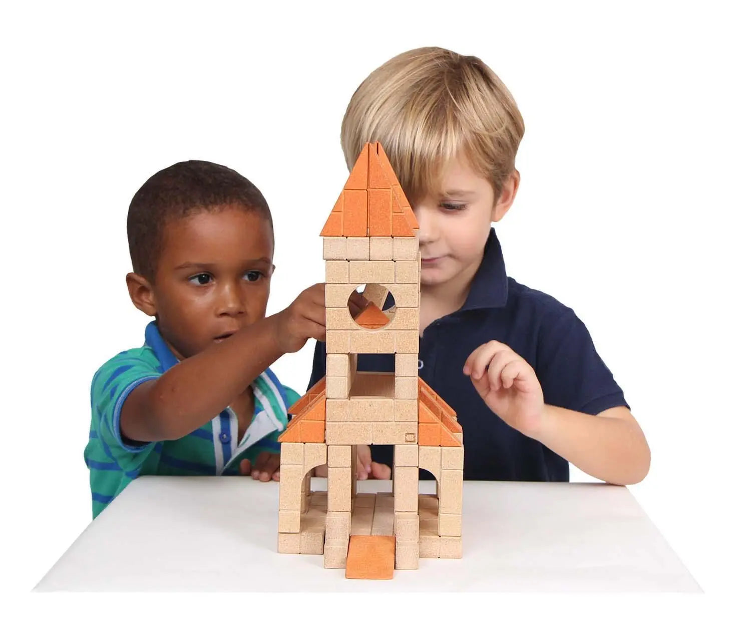 UNIT BRICKS 58 pcs Mini Unit Bricks Wooden Building Set for age 3+ Periwinkle Eros
