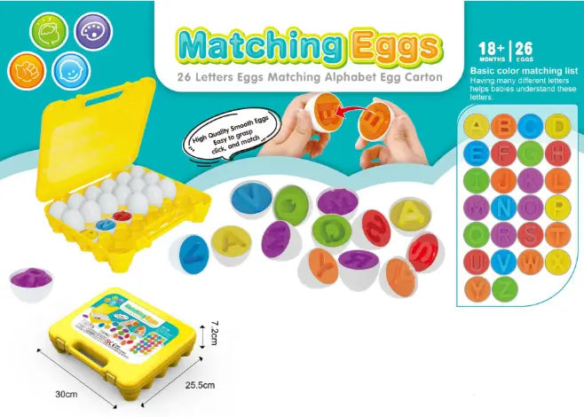 Matching Eggs - Seaside-Montessori