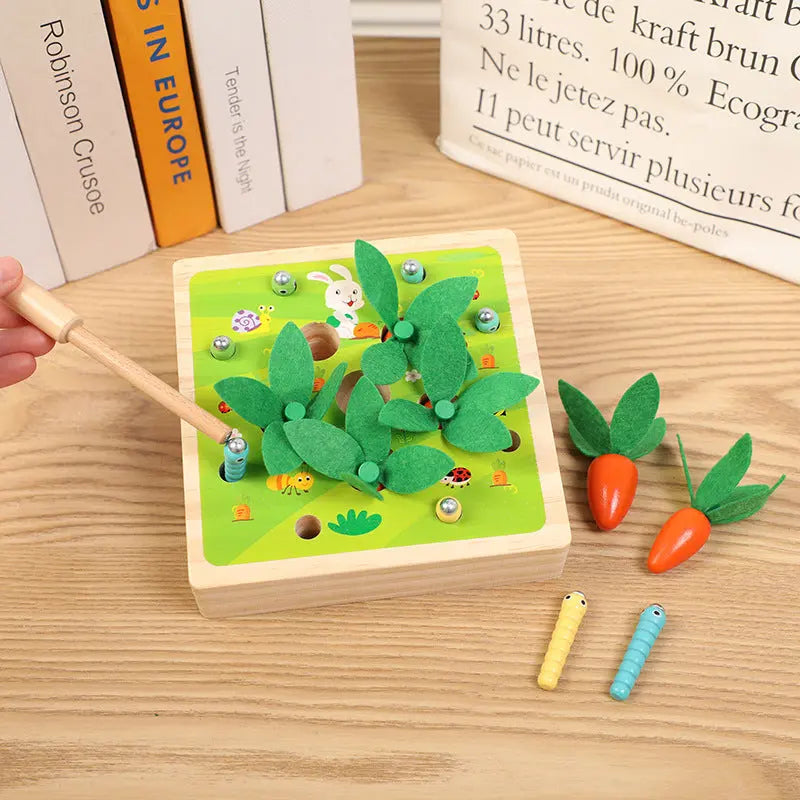 Wooden carrot toy - Seaside-Montessori