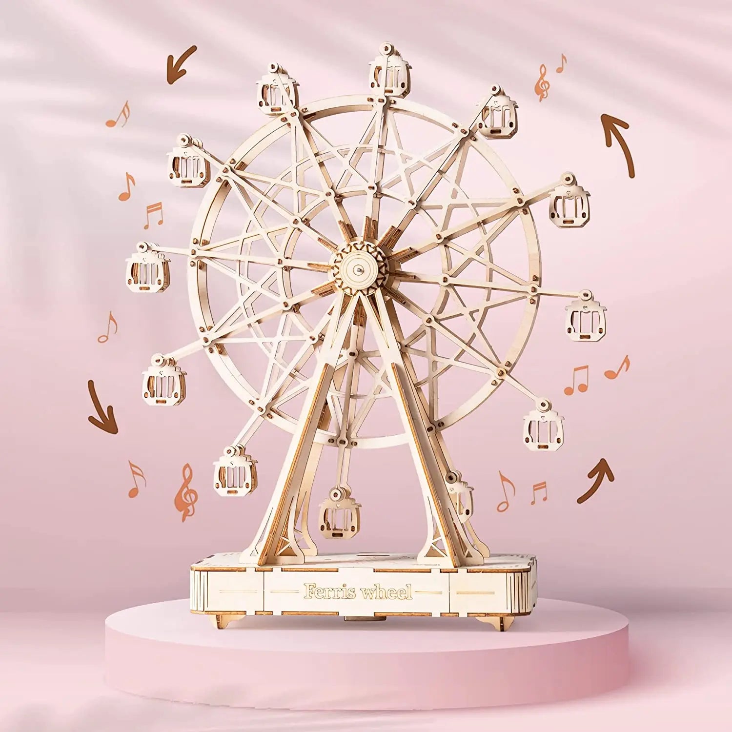 Wooden Rotatable Ferris Wheel - Seaside-Montessori