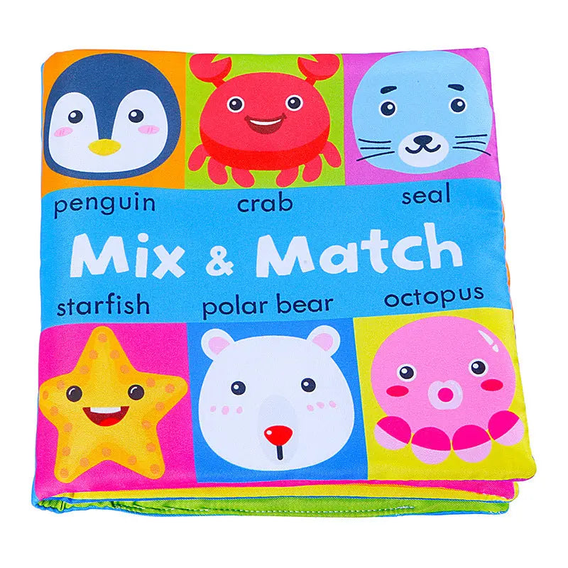 Match and Mix Cloth Book - Seaside-Montessori