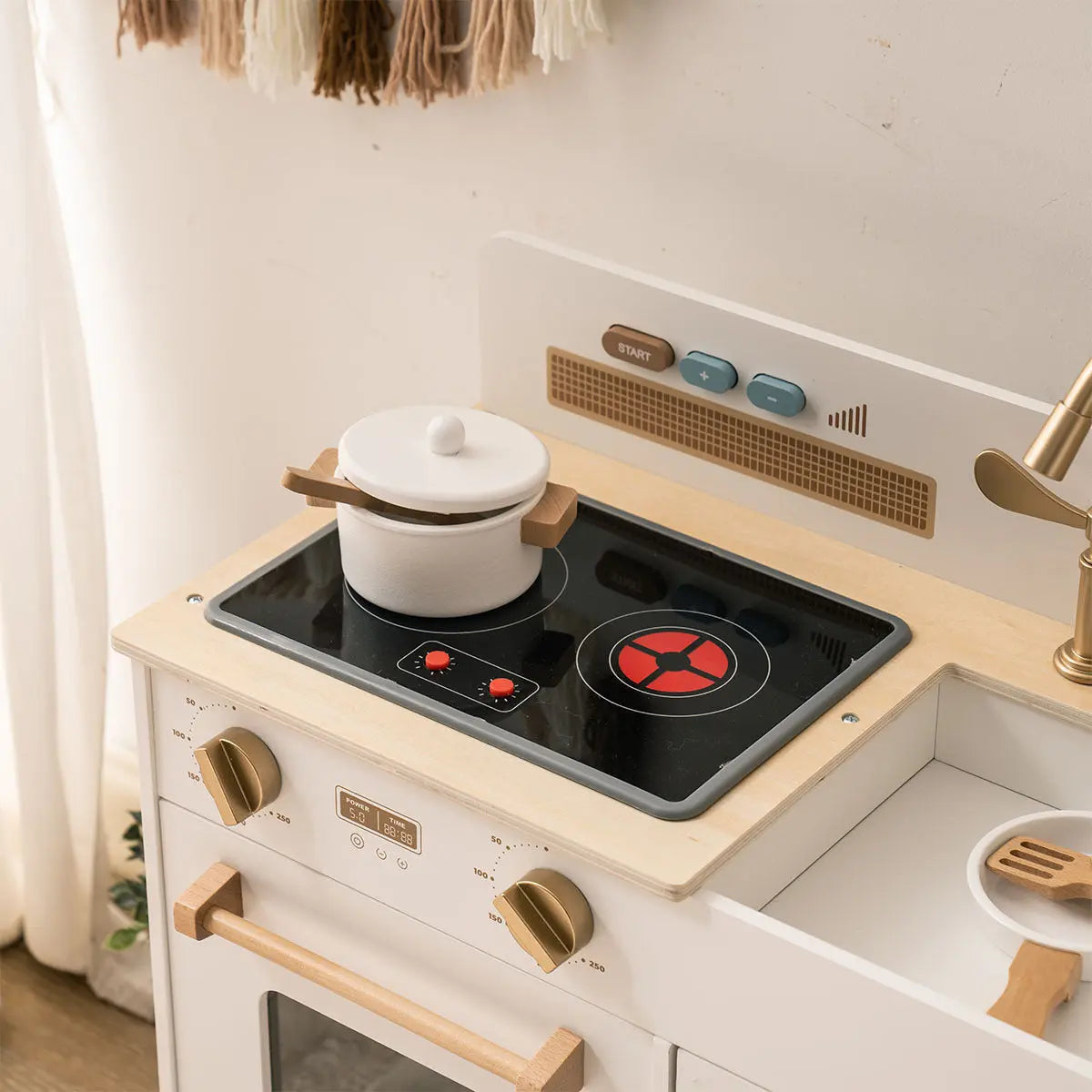 Montessori wooden play kitchen online