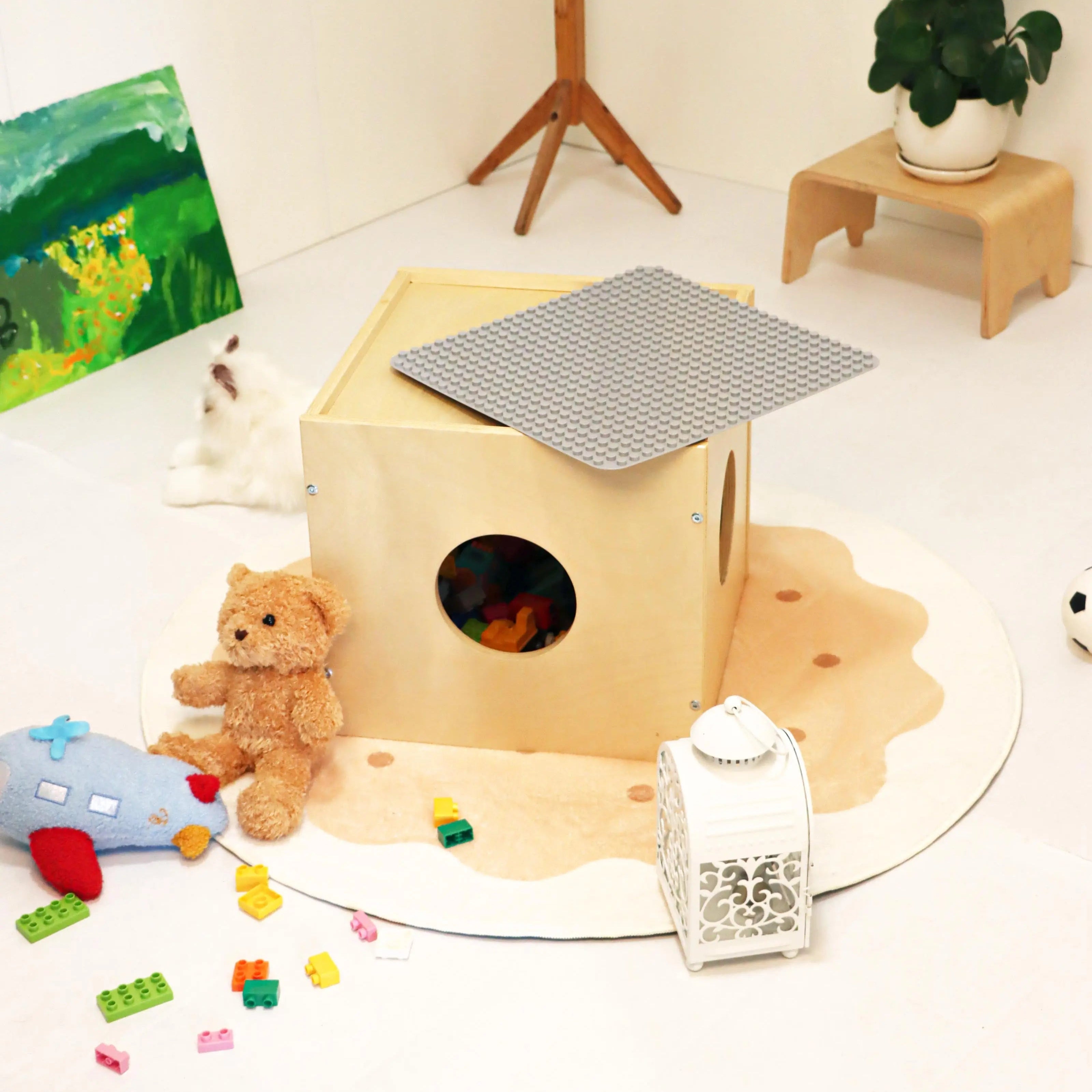 Wisdom Kids Play Cube and Activity Table Seaside-Montessori