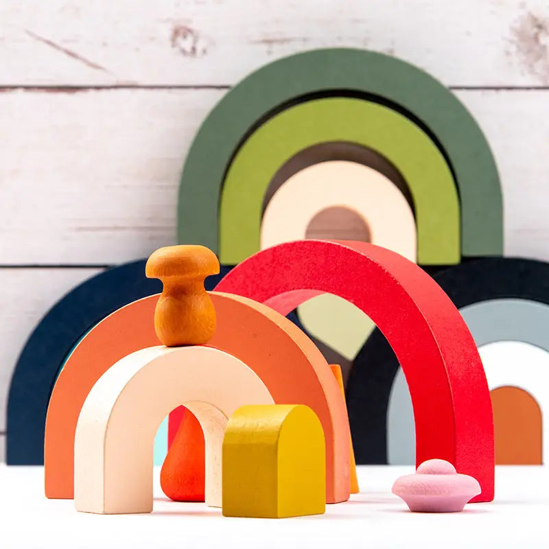 Arched Building Blocks - Seaside-Montessori