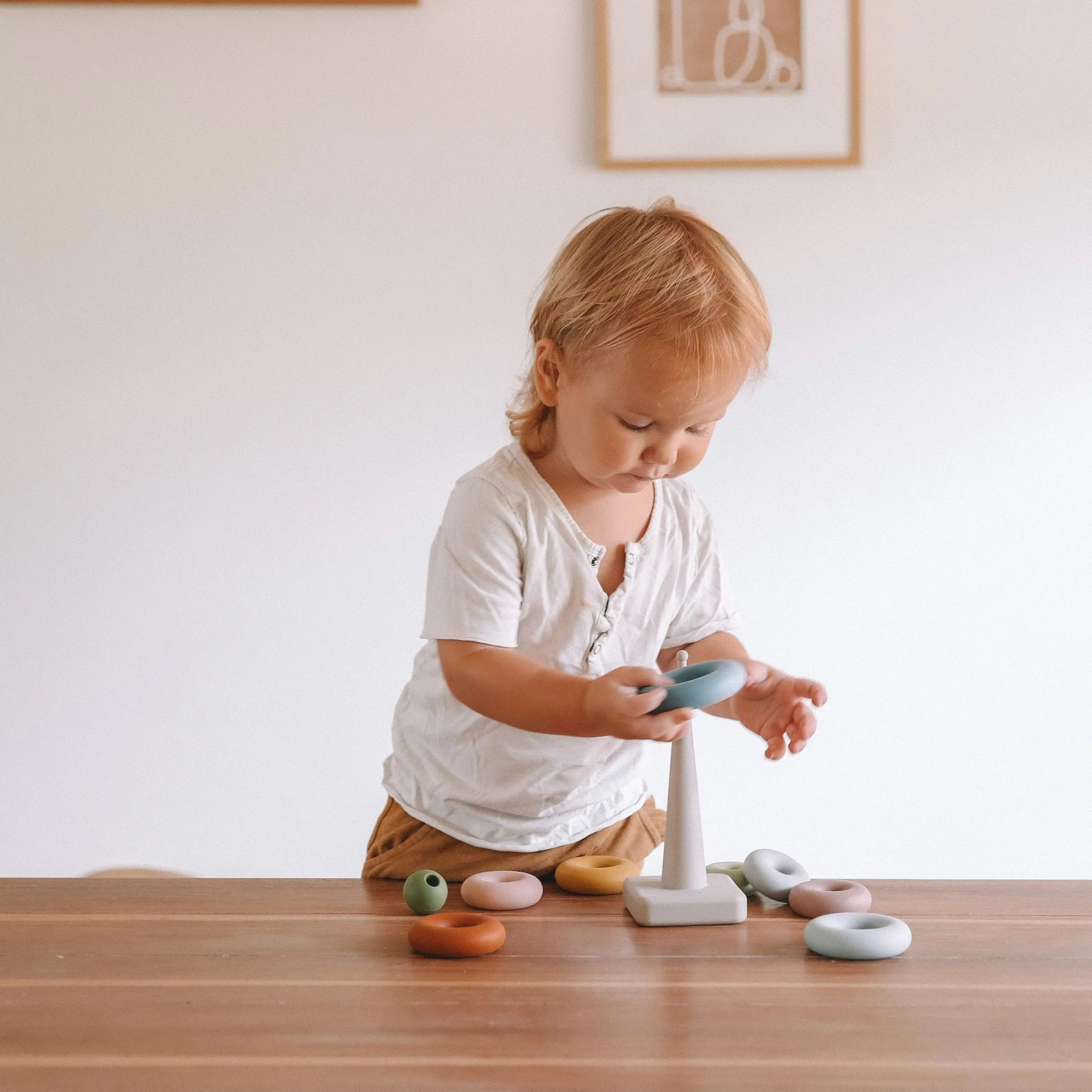 Silicone Ring Stacking Toy – 10pc| LYTL®️ LYTL®