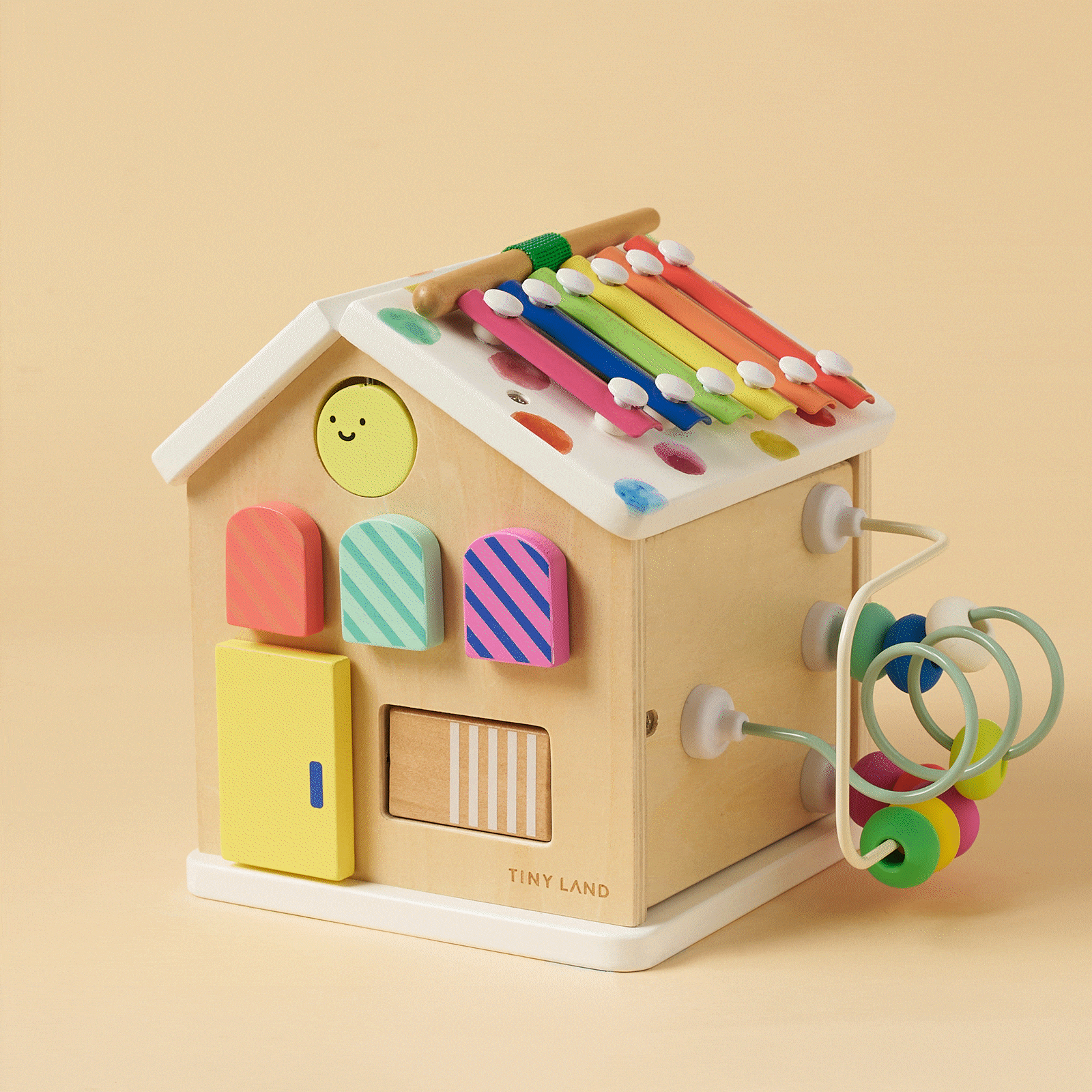 Montessori Activity Cube - Cottage Rainbow Tiny Land INC