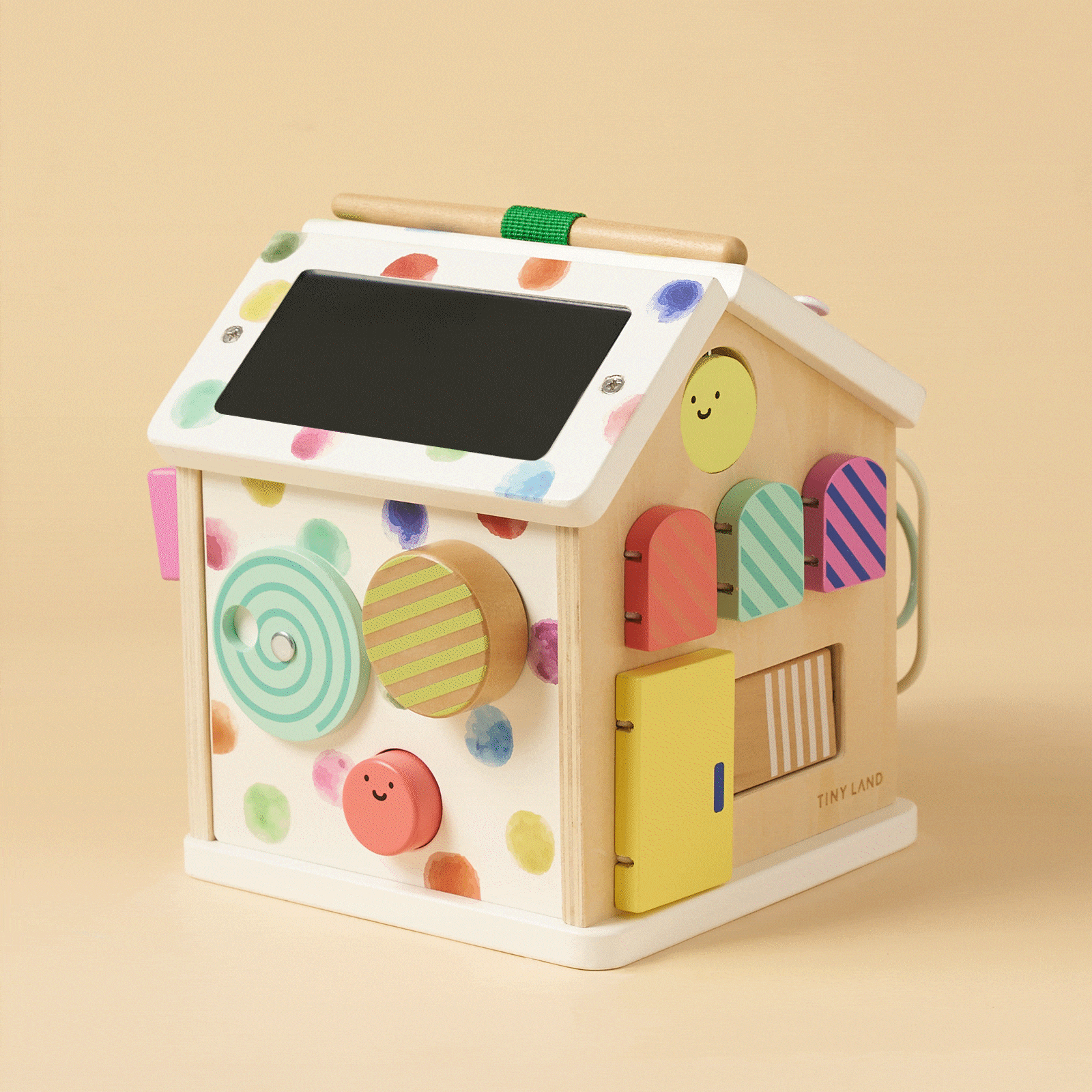 Montessori Activity Cube - Cottage Rainbow Tiny Land INC