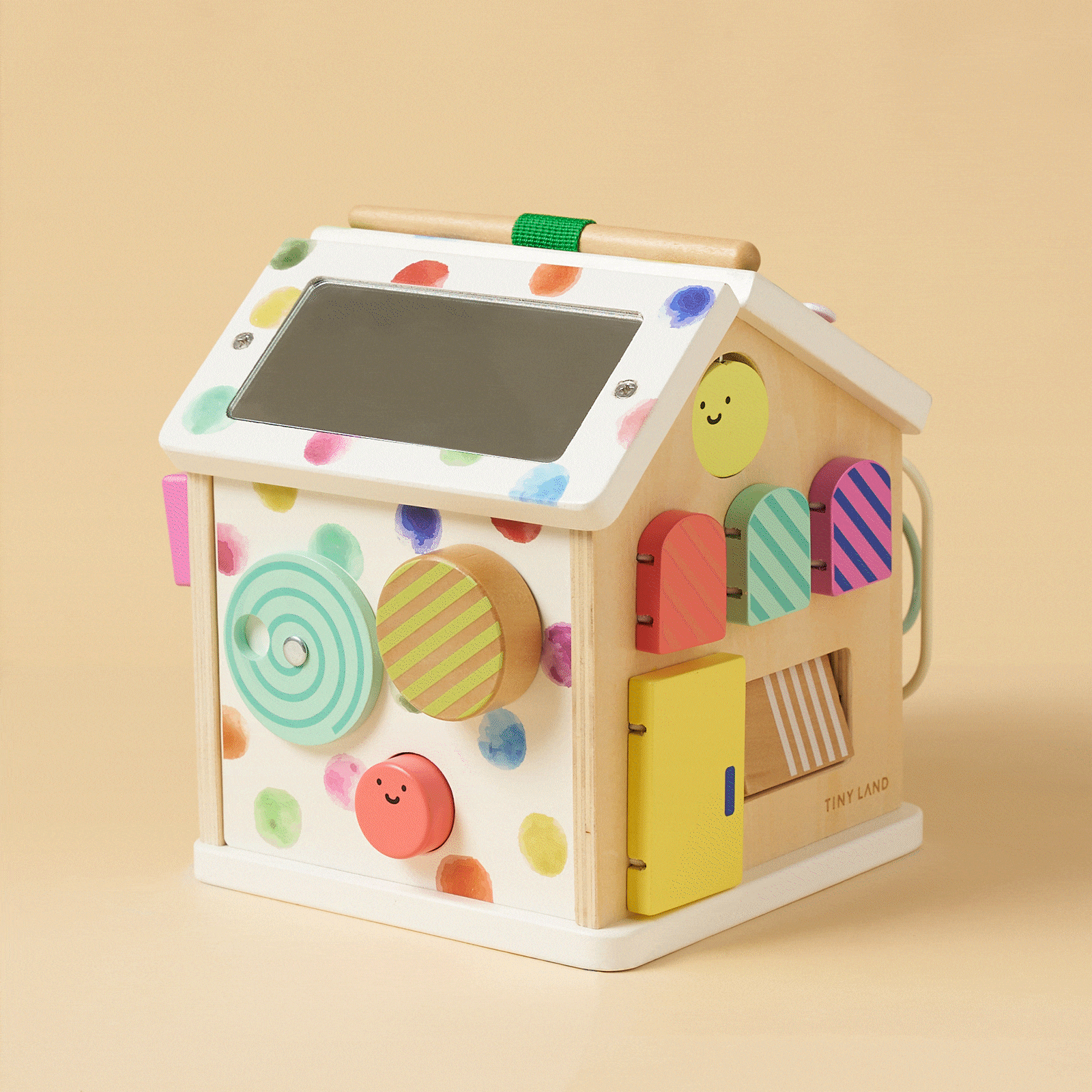 Montessori Activity Cube - Cottage Rainbow Tiny Land INC