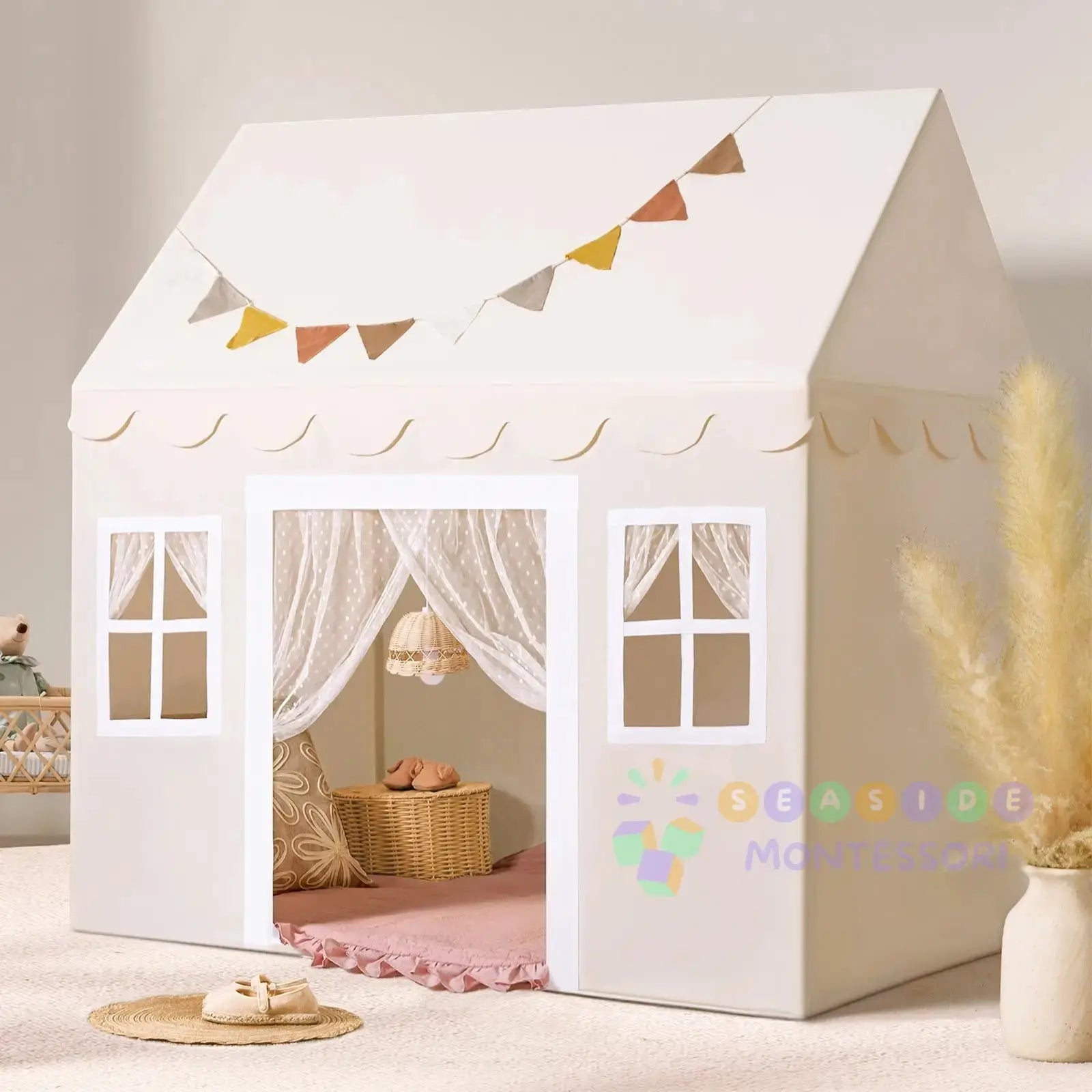 Playhouse Tent – Indoor Tent for Kids - Seaside-Montessori