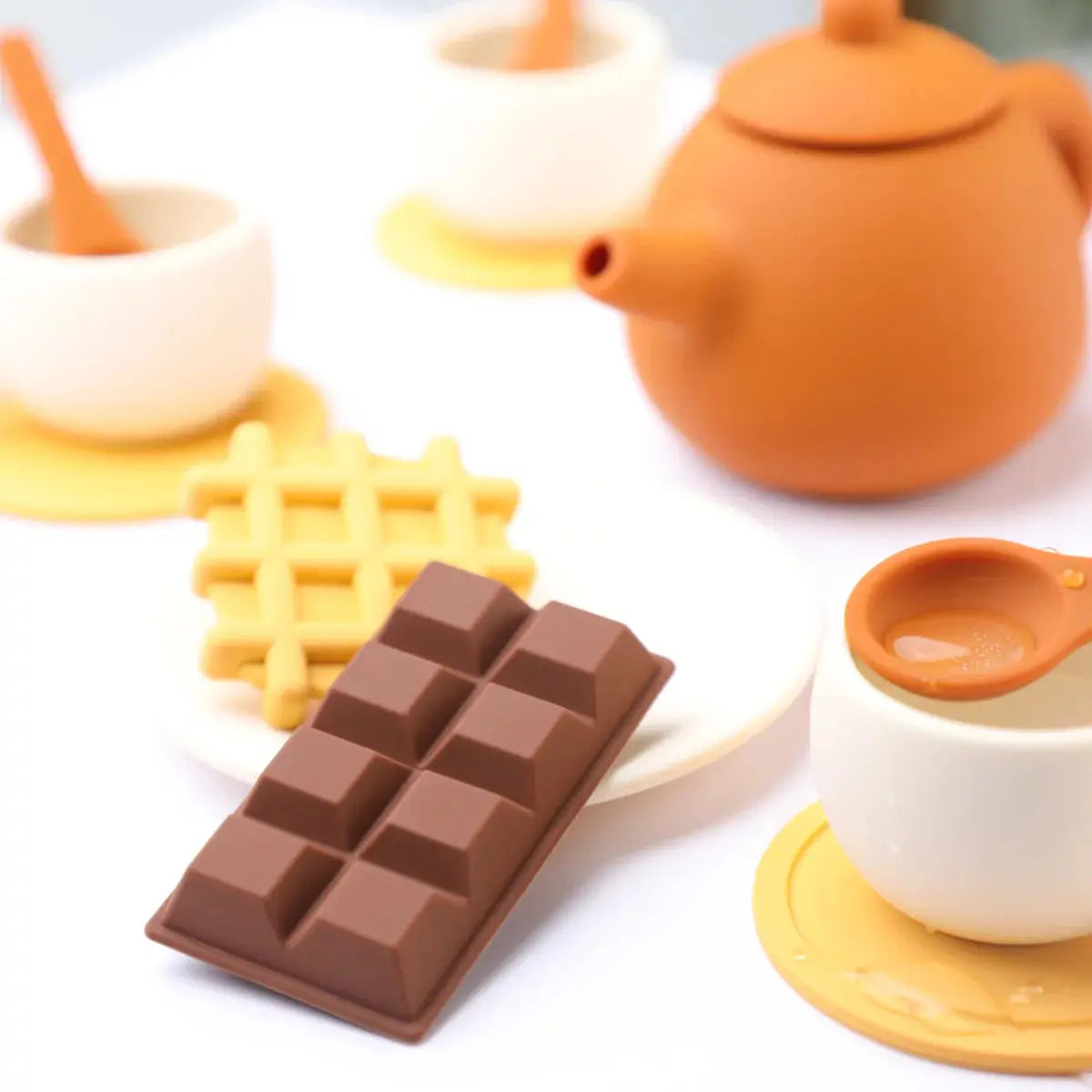 Silicone Tea Set Toy Seaside-Montessori