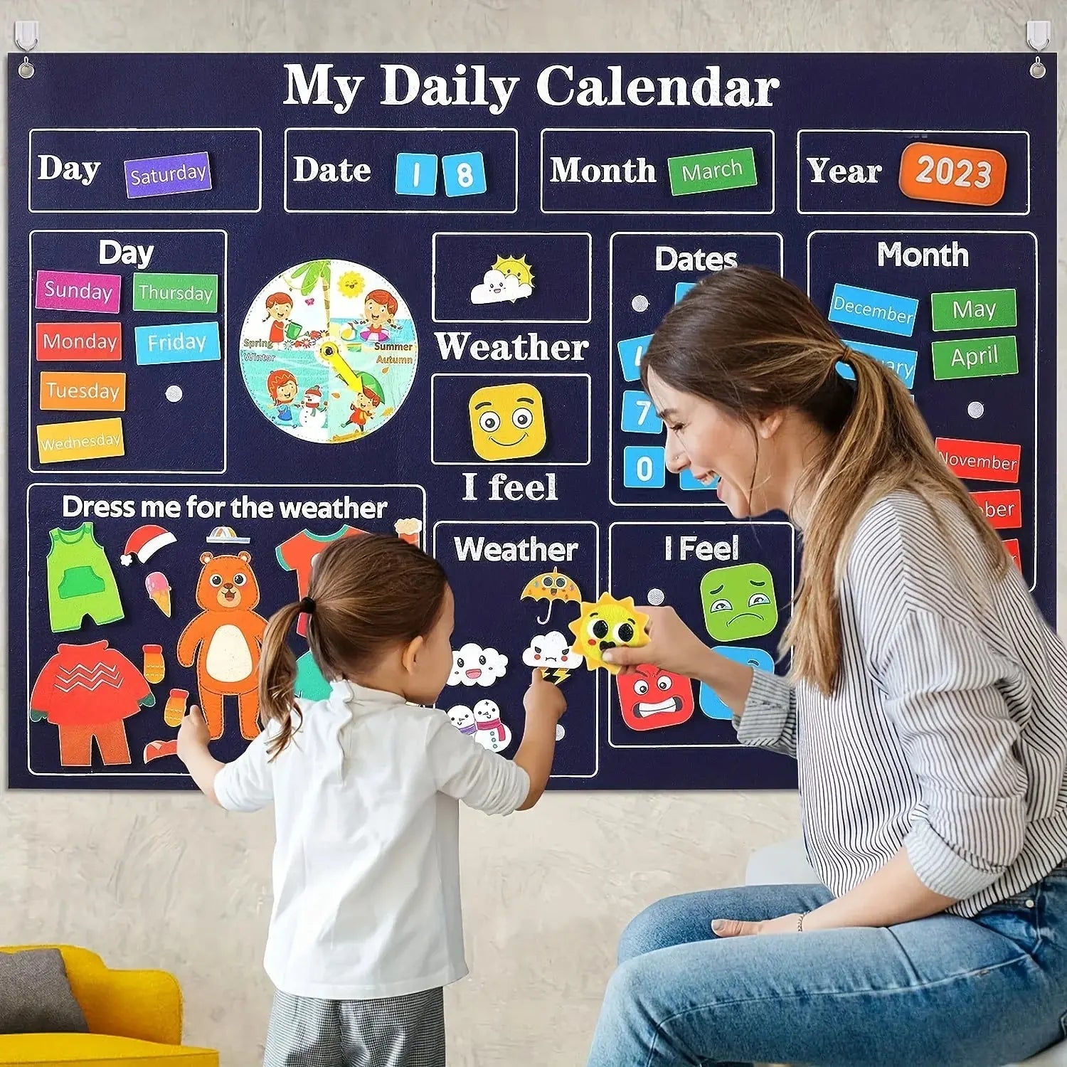 My First Daily Calendar Seaside-Montessori