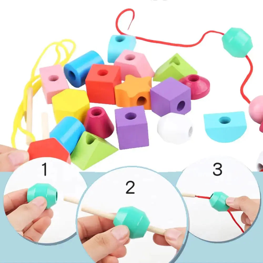 Montessori Beads Sequencing Set Seaside-Montessori