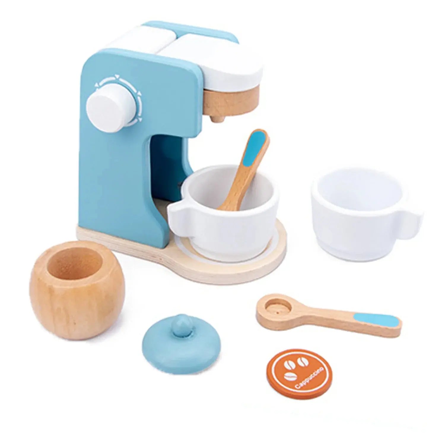 Wooden Coffee Machine Set Seaside-Montessori