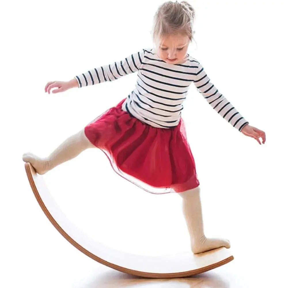 Wooden Wobble Balance Board - Seaside-Montessori