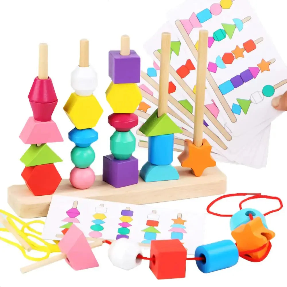 Montessori Beads Sequencing Set Seaside-Montessori