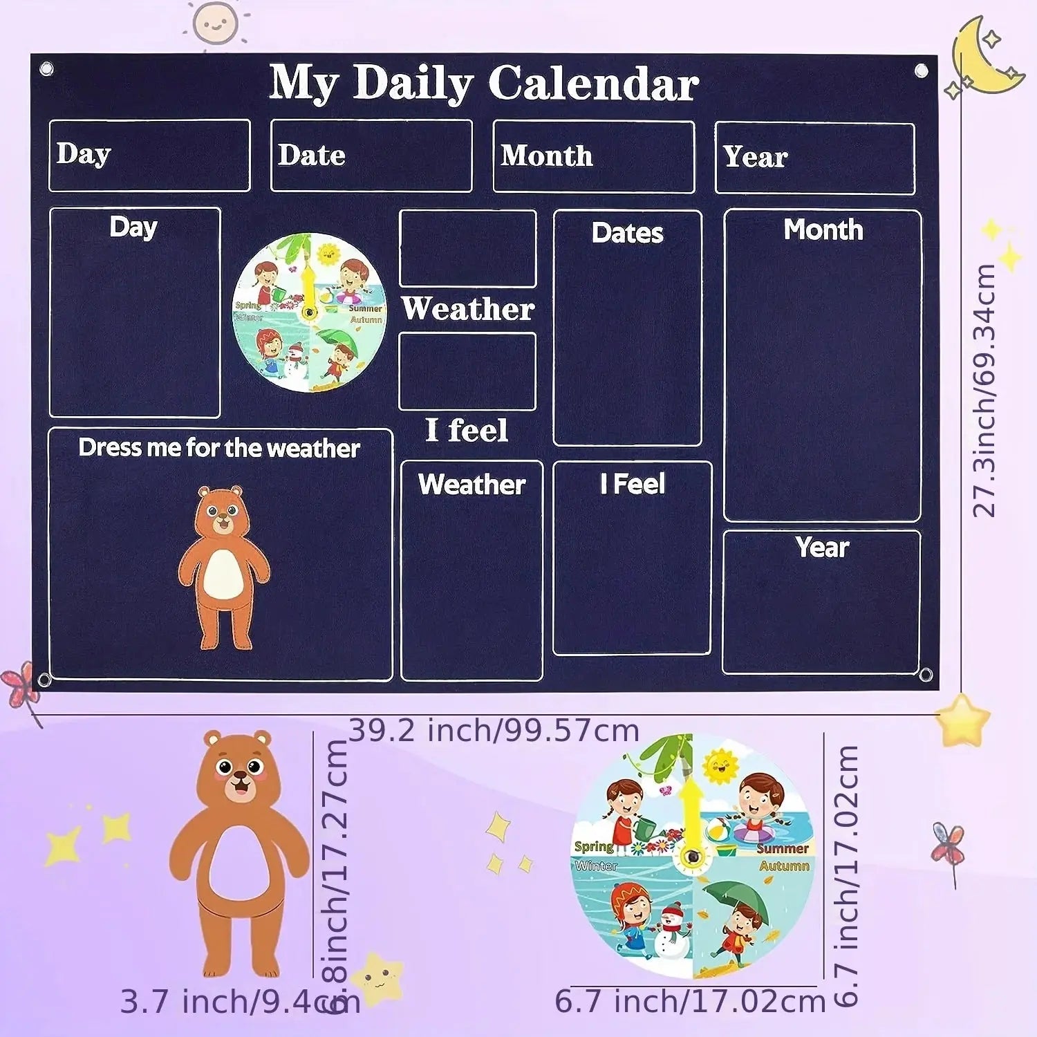 My First Daily Calendar Seaside-Montessori