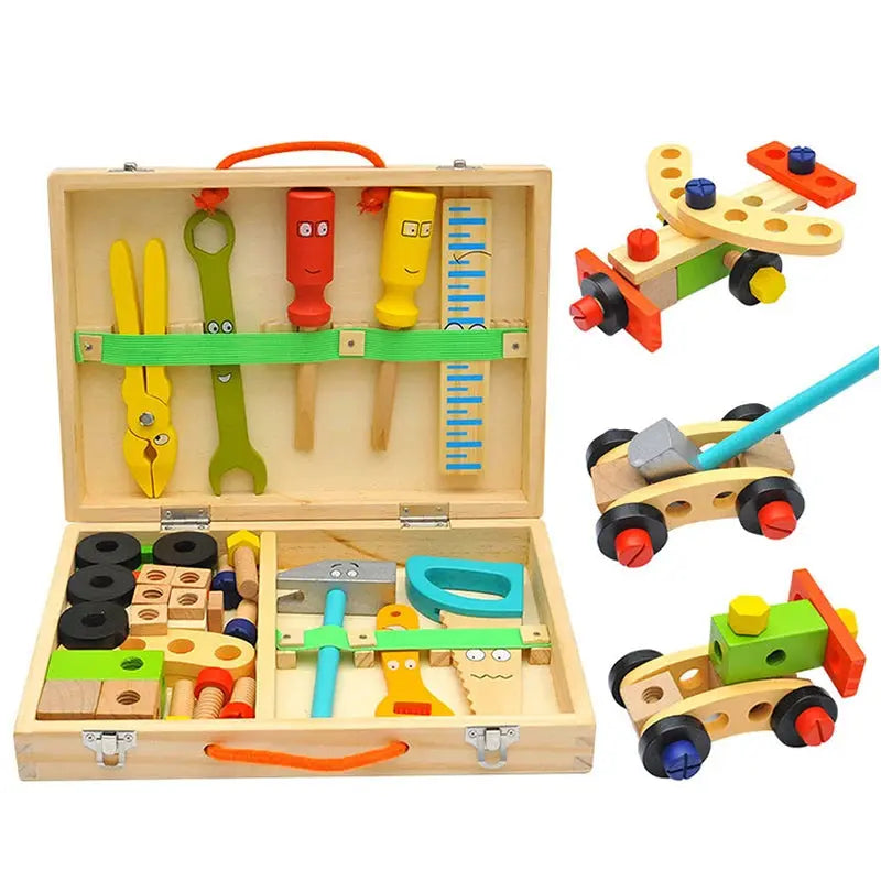 Wooden Toolbox Seaside-Montessori