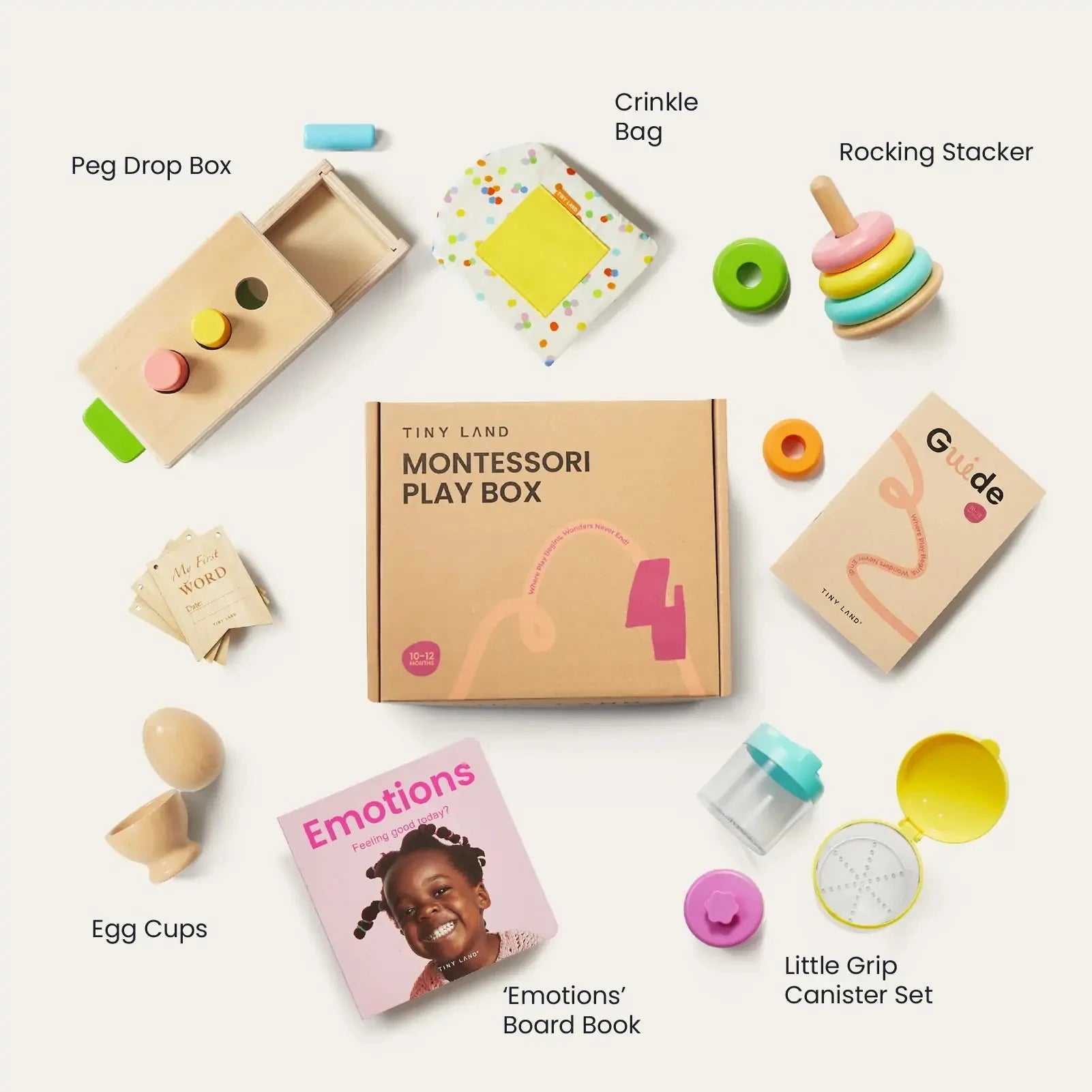 Tiny Land® Montessori Toys for Infants (10–12 Months) Tiny Land INC