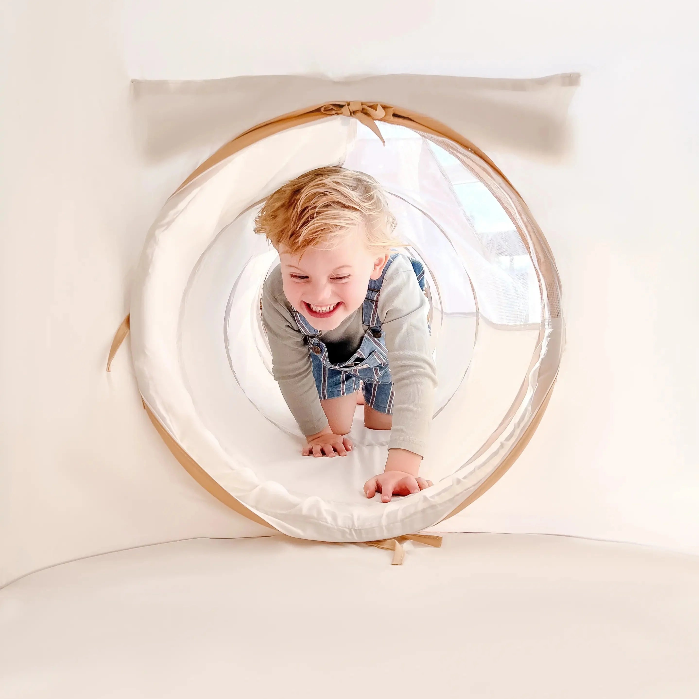 Discovery 5-in-1 Play Tunnel for Toddlers (No Balls) | Montessori Crawl Tunnel