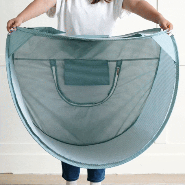 Beach Tent for Kids with Sand Toys – Blush Pink - Seaside-Montessori