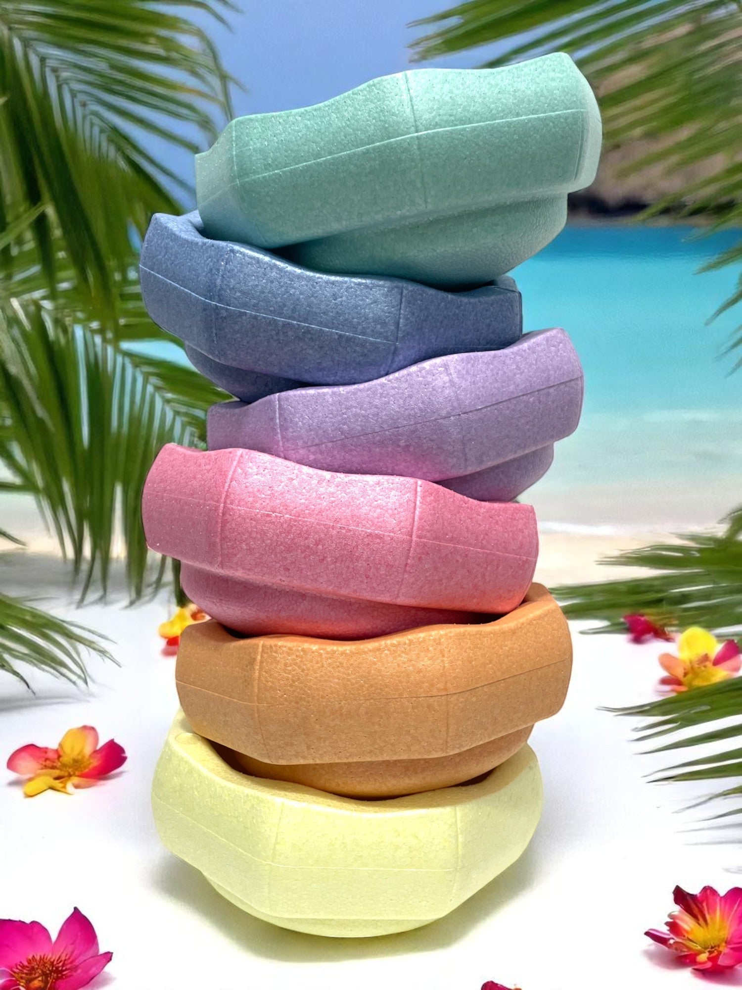 Pastel Rainbow Stepping Stones Set