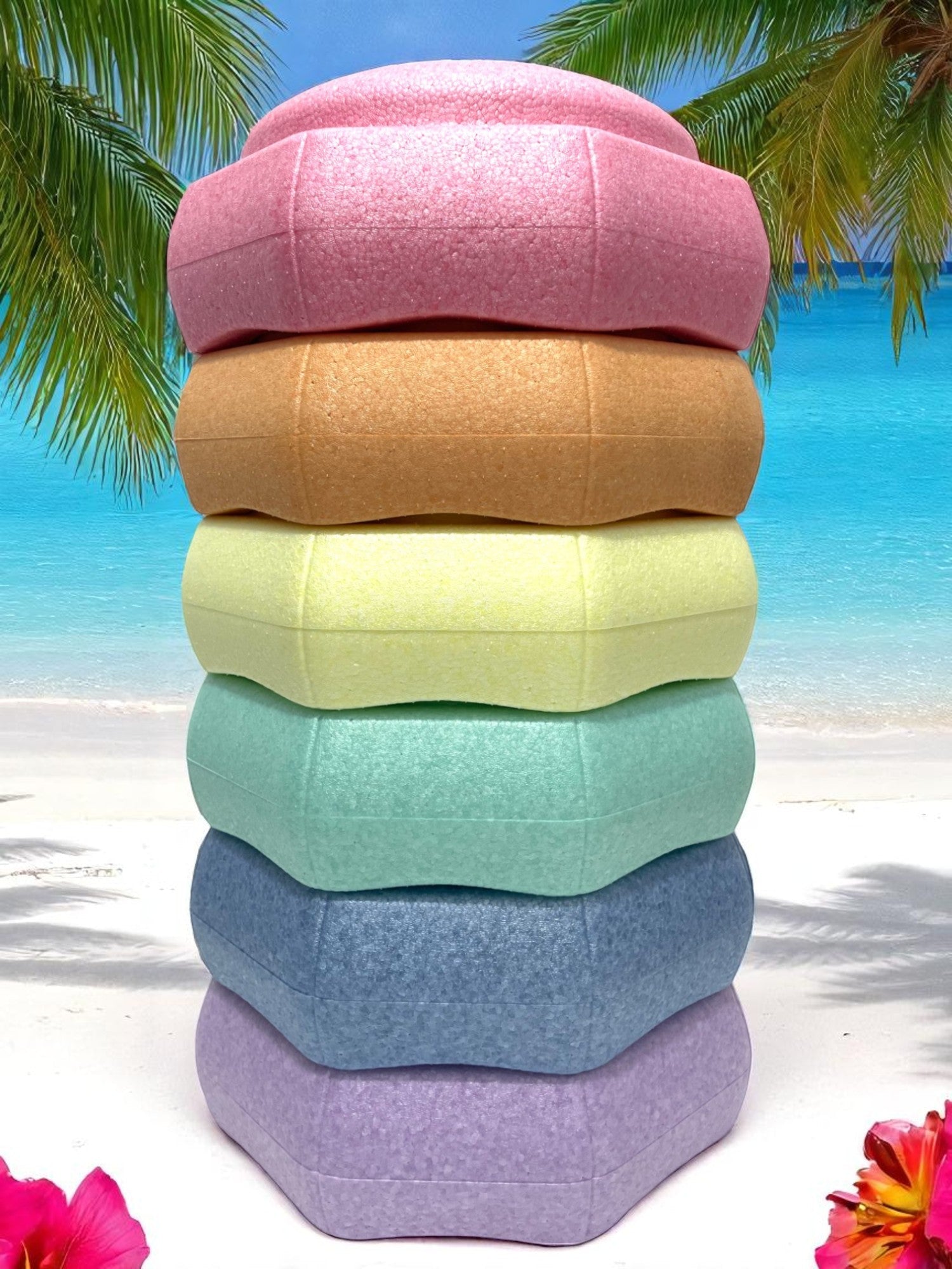 Pastel Rainbow Stepping Stones Set