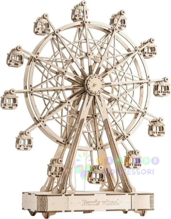 Wooden Rotatable Ferris Wheel - Seaside-Montessori