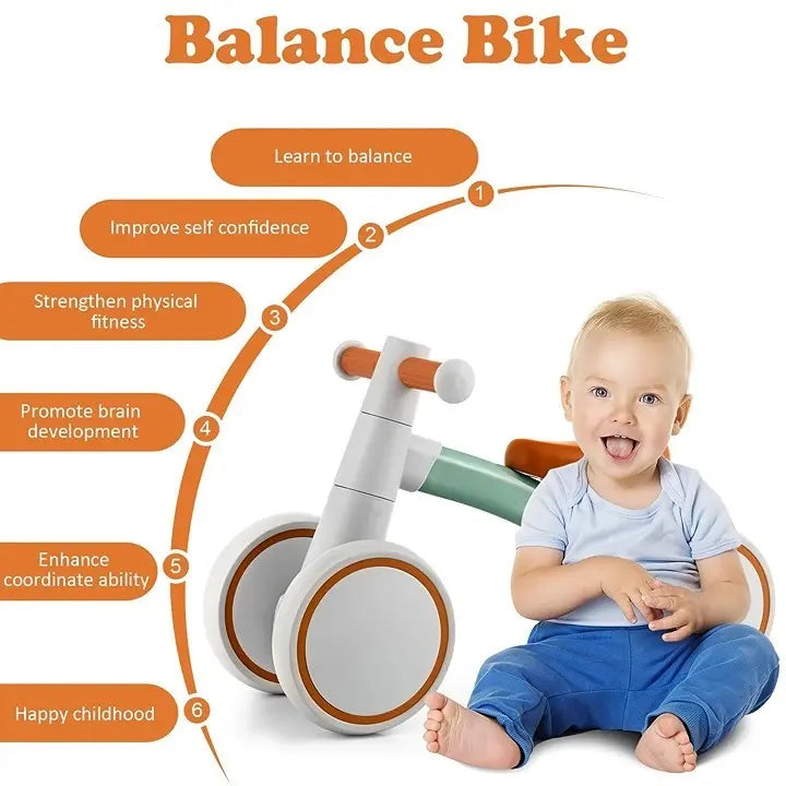 Montessori Toddler Balance Bike Seaside-Montessori