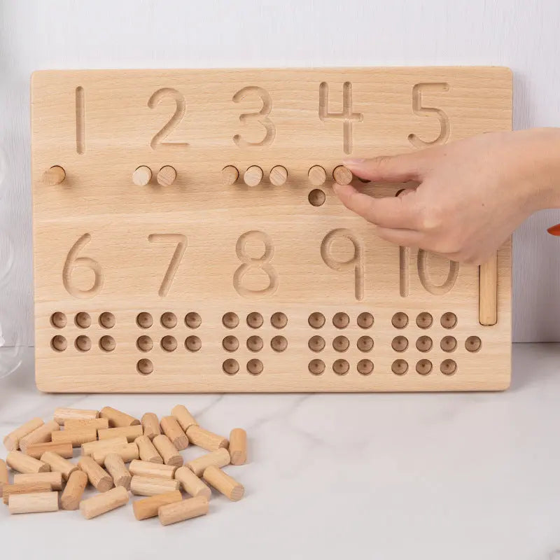 Montessori Logarithmic Board | Hands-On Math Learning for Kids