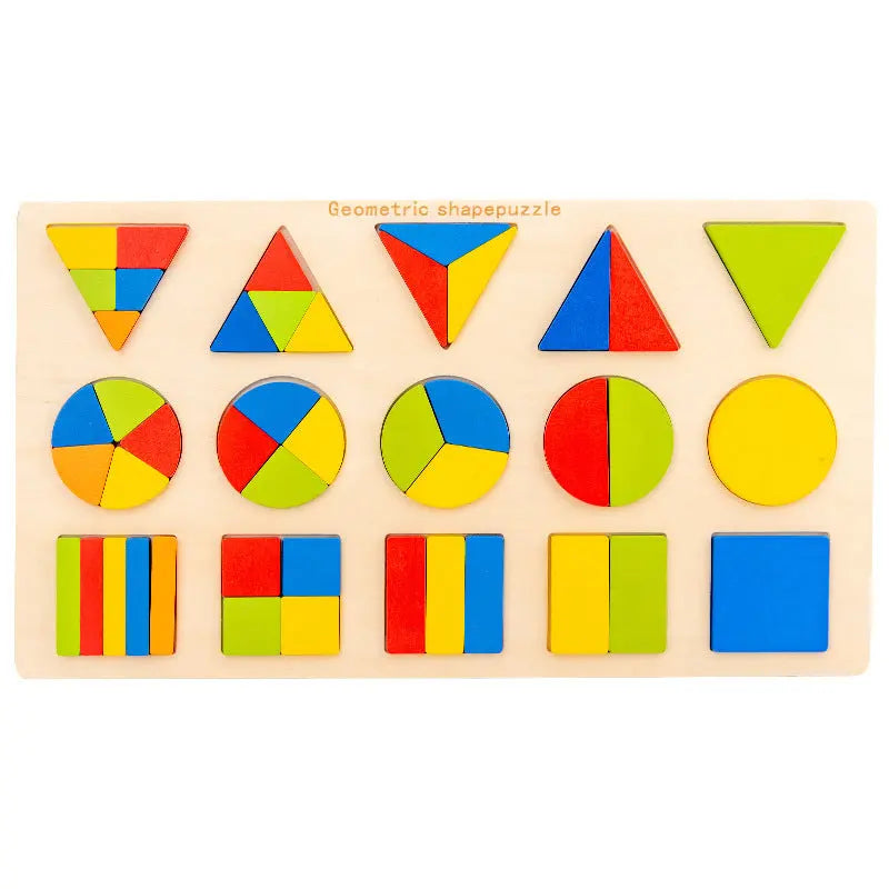 Geometry Shape Puzzle Seaside-Montessori