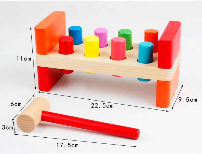 Wooden Hammering Toy Seaside-Montessori