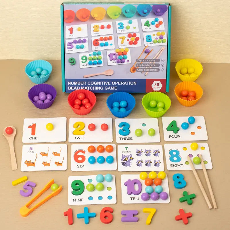 Math beads game - Seaside-Montessori